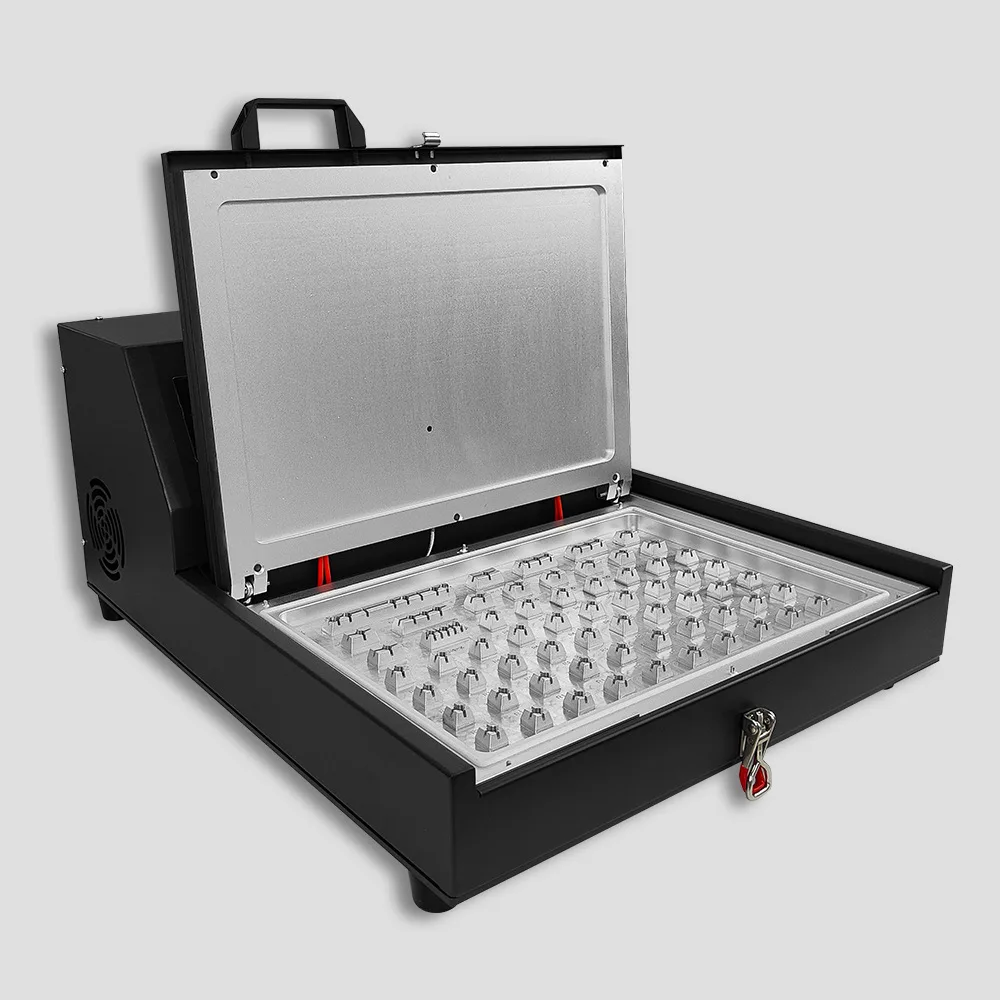 Portable Vacuum Thermal Transfer Keycap Machine, 5-Sided Printing Heat Press for Custom Keycaps