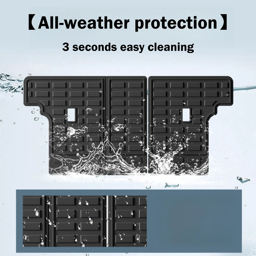 Für ICH·X K3 Chery Jetour T2 Traveller ‌ 2023-2026 2027 TPE 3D-Fußmatten Allwetter-Kofferraummatte Wasserdichte Teppiche – Detail 5