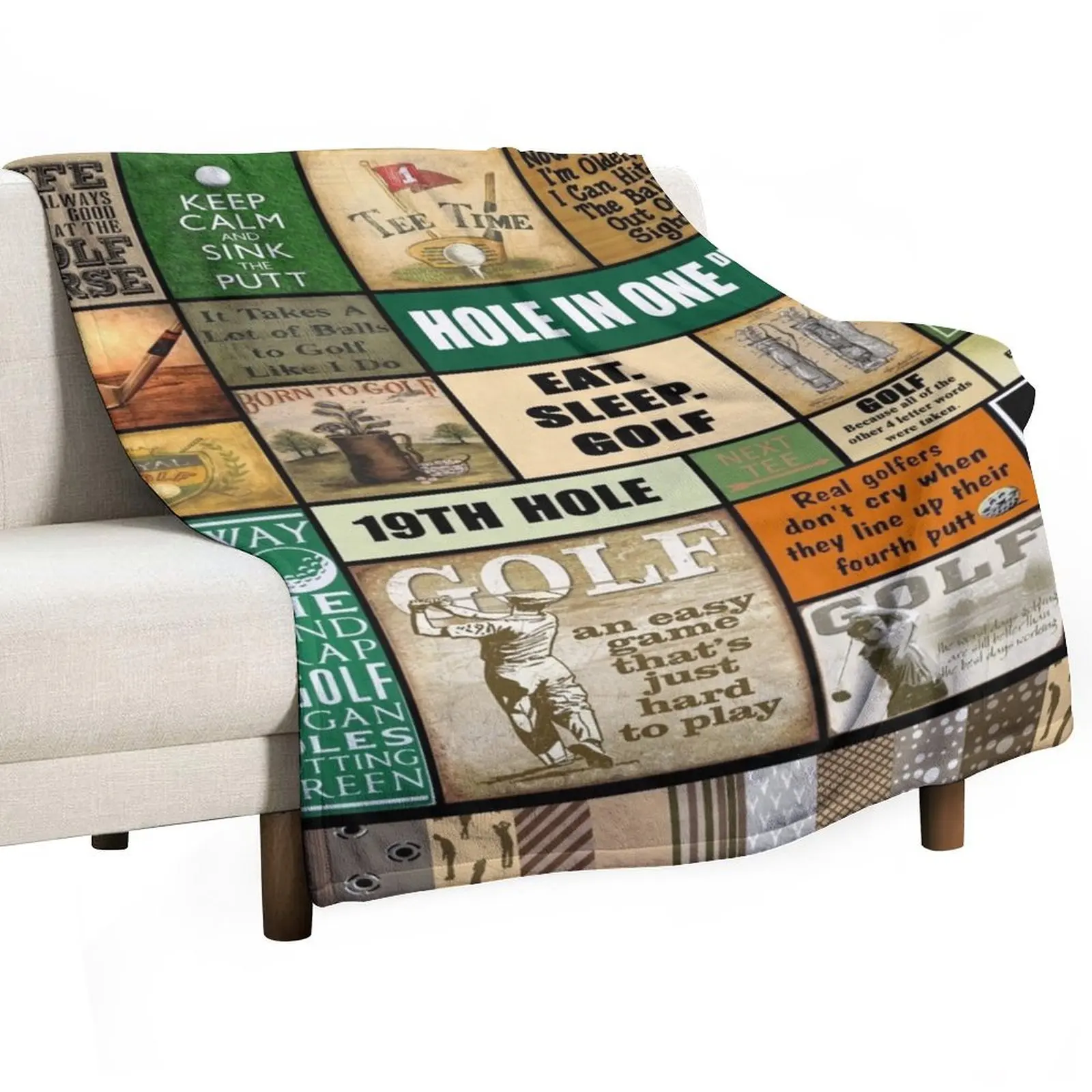 

Golf - Golf Lover - Golf Life Throw Blanket Softest Luxury Kid'S funny gift Blankets