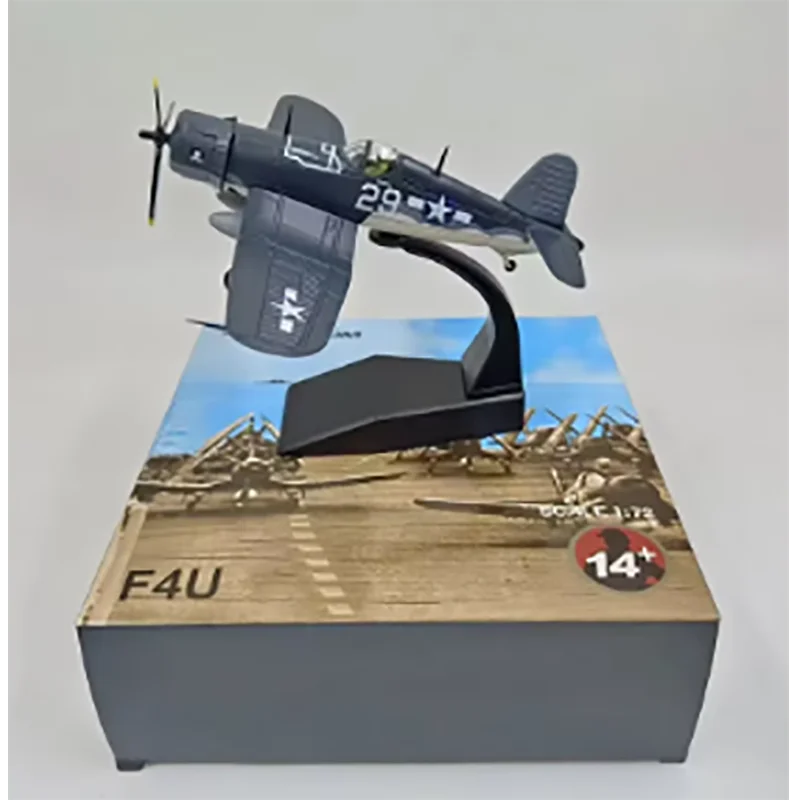 1/72 Scale AMER Model Of A U.S. Navy F4U-1 Pirate Fighter VF-17 Cappford Ace Seat Aircraft Collection Toy Gift