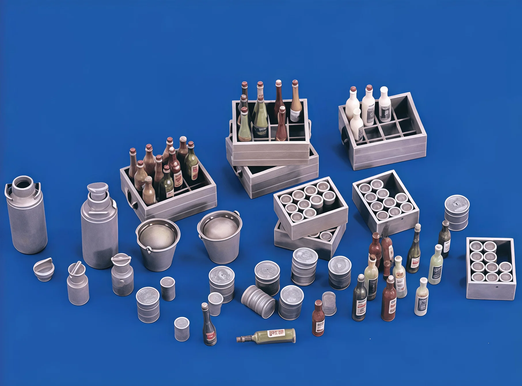 

Precision 1/35 Resin Model Kit GK, Scene Supply Prop Model Unpainted