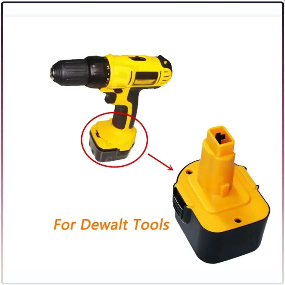 For Dewalt 12V Battery 4.8Ah DC9071 DW9072 DW9071 DE9074 DE9037 DE9071 DE9072 DE9075 12 Volt Battery Cordless Power Tool