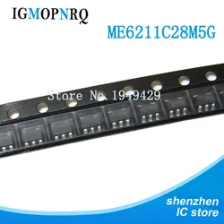 10pcs ME6211C28M5G SOT23-5 ME6211 SOT23 LDO regulator IC 2.8V