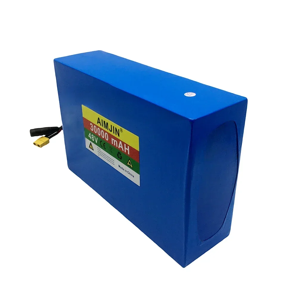 13S8P 48V 30Ah lithium battery for electric scooters, mountain bikes 250-800W+54.6V 2A charger