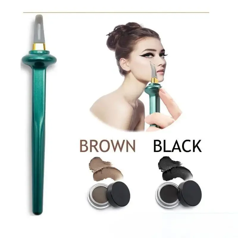 Flawless Eyeliner Tool Easy Jumper Free Silicone Liquid Eyeliner Simple Seamless Waterproof Eye Makeup Brush