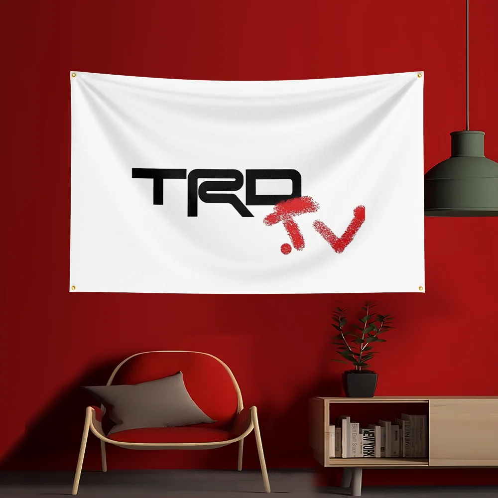3x5 قدم TRD أداة العلم البوليستر المطبوعة سيارات أعلام راية نسيج لغرفة المرآب ديكور أدوات كهربائية العلم