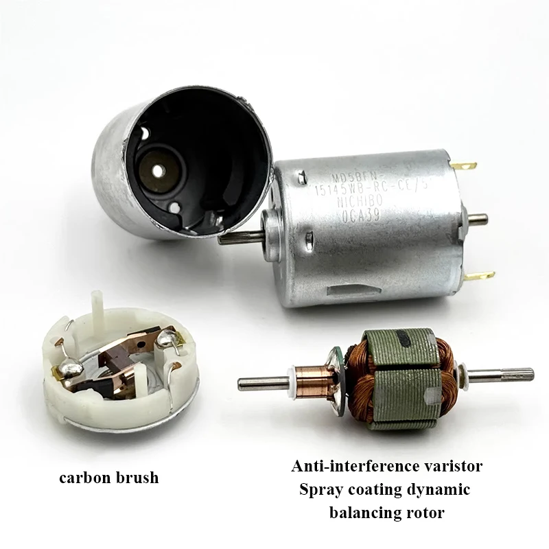 RS-365-15145 Mini  Dual Shaft Motor DC12V 14.4V 18V 24V 11000RPM Micro 28mm Carbon Brush Motor DIY Sweeper Robot Toy Model