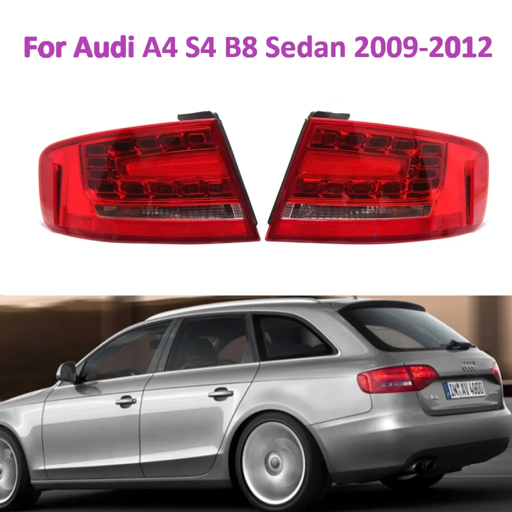 

Левая и правая задняя внешняя лампа в сборе для Audi A4 S4 B8 Sedan 2009 2010 2011