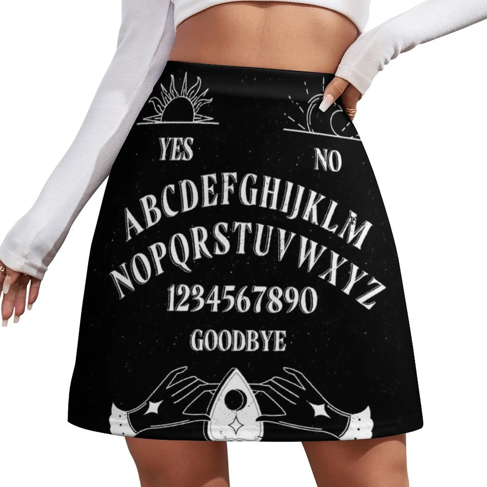 

OUIJA BOARD Mini Skirt Summer women's clothing Short women′s skirts micro mini skirt extreme