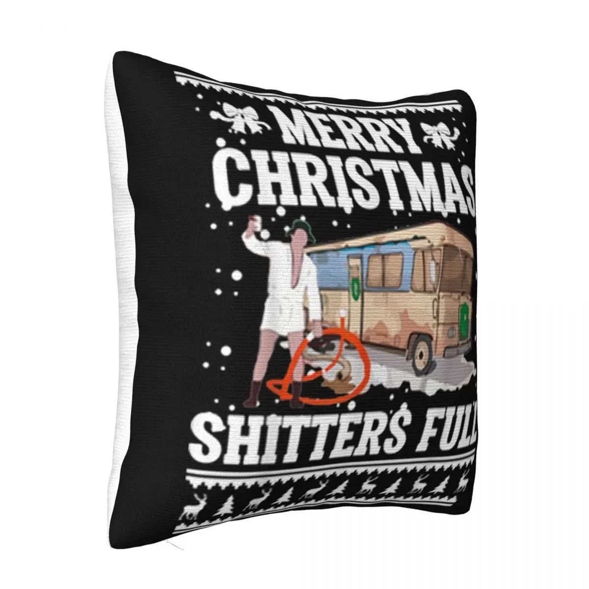 Pretty Merry Christmas Shitters Full Ugly Simple Latest Anime Different Adult Winter Hip Hop Pillow Case