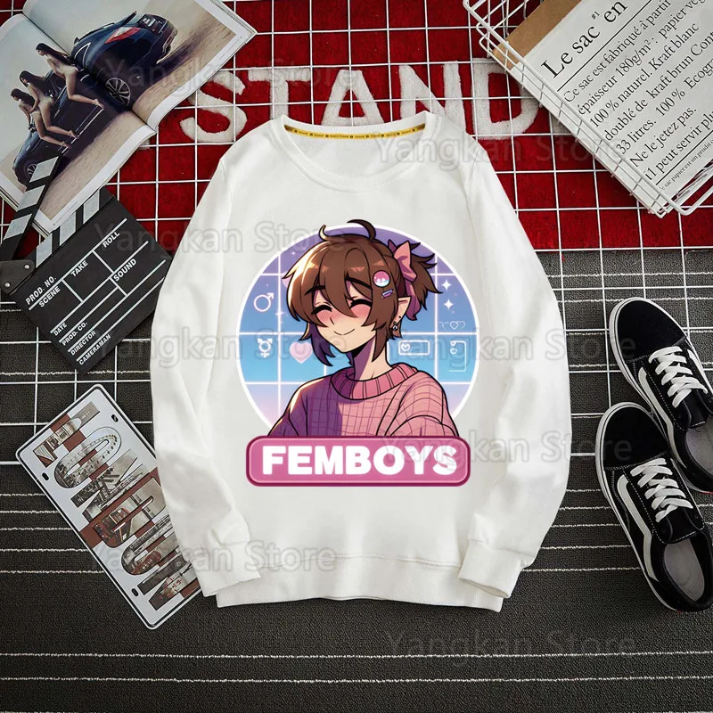 Femboy Fairycore Gothic Fairy Grunge Fashion Men's/Women's Hoodies Spring Autumn Male Casual Hoodies Sweatshirts Men's Hoodies