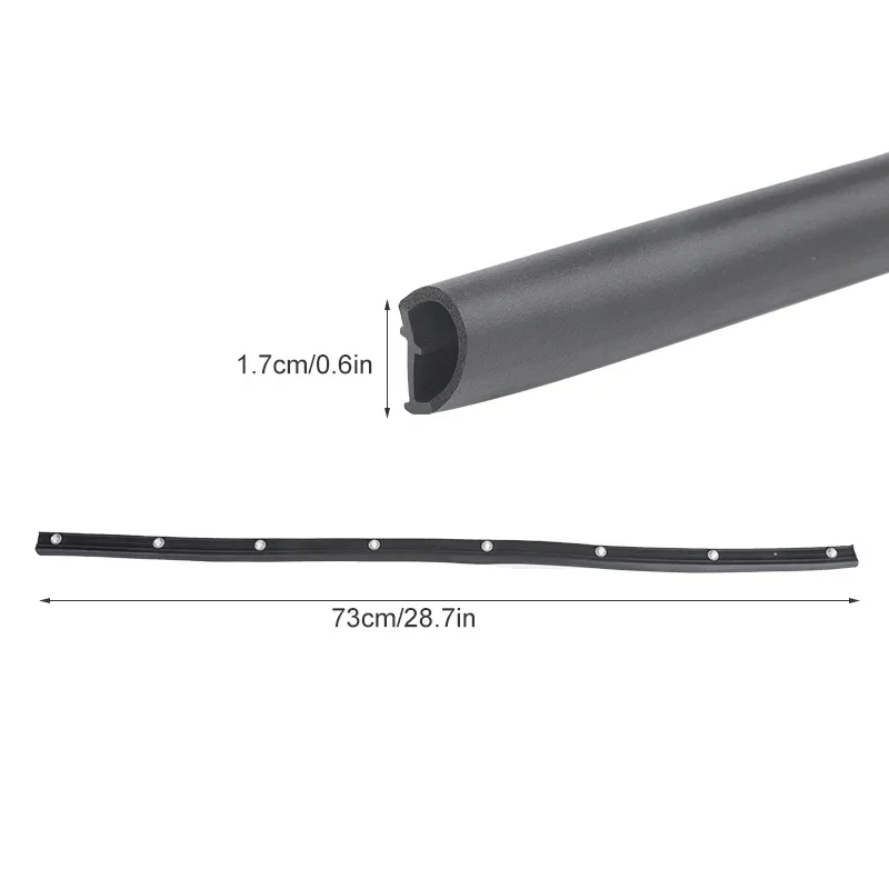 Black Front Left Door Lower Seal Strip For Ford Transit Tourneo Custom2012-2023 BK21-V100A37-AE 1812356 Replacement Accessories