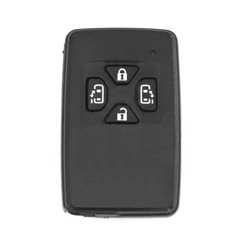 Substituição 4 Botão para Toyota Alphard, Previa Vellfire Smart Key, Porta deslizante, Número do quadro preto, 312MHz, 271451-6230, CN007256