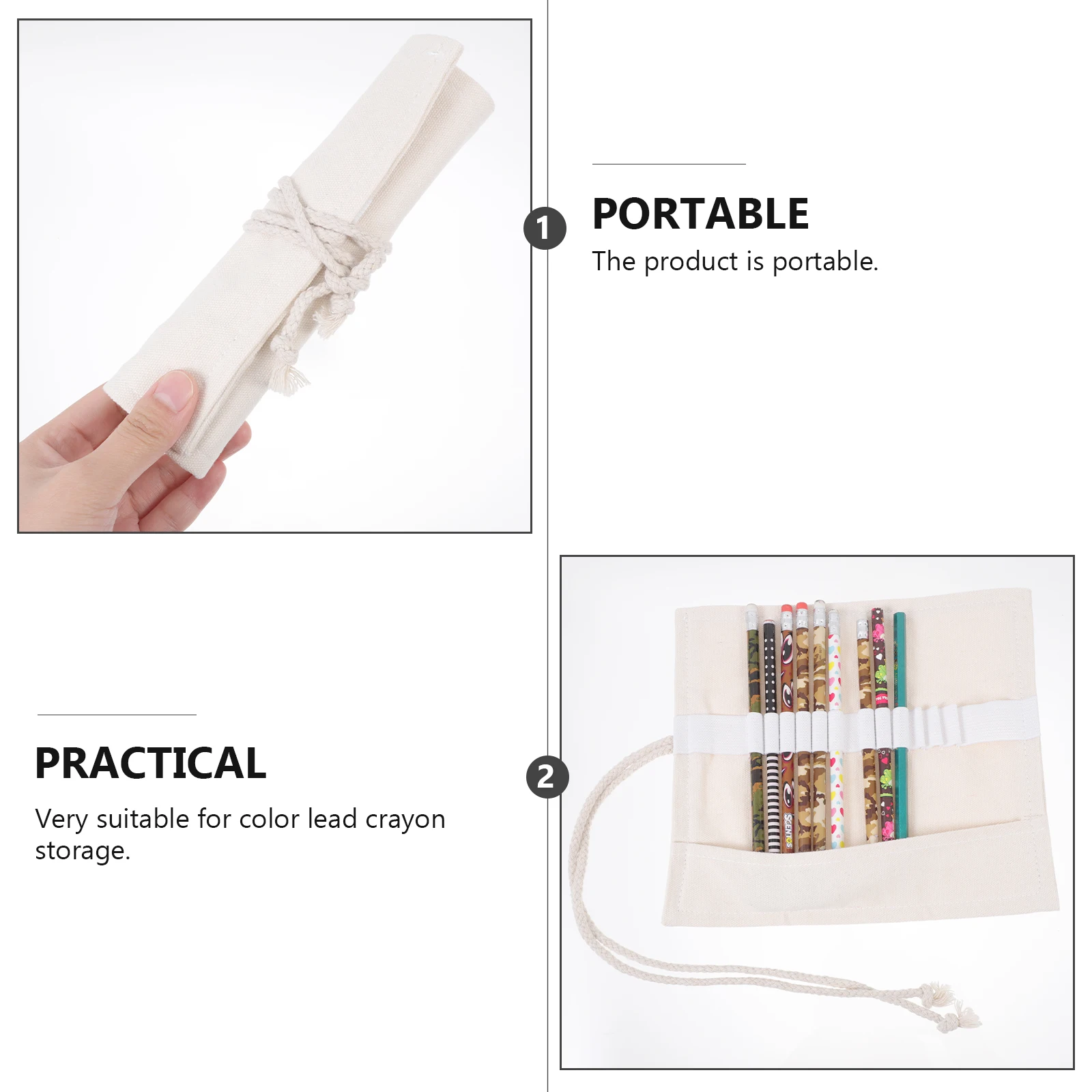 

Stationery Box Pencil Case Drawing Tool Organiser Aesthetic Organized Canvas Pencils Pouch Student Organizer