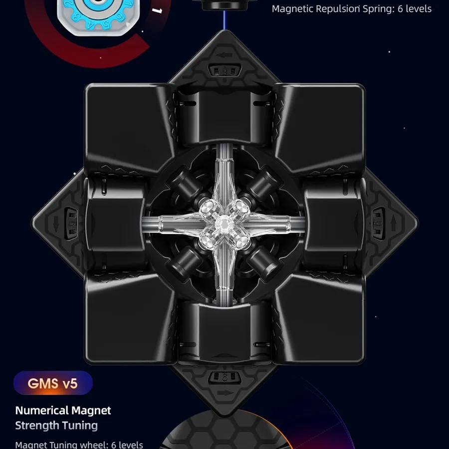 GAN 13 Maglev UV Stickerless Magnetic Speed Cube 3 x3professional Gan 13 Magic Cube Puzzle Toys gan13 Maglev UV Cubo Magico