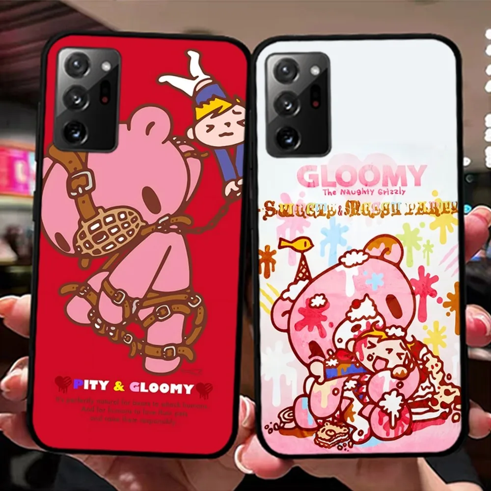 Cartoon G-gloomy B-Bear Phone Case For Samsung Note 8 9 10 20 pro plus lite M 10 11 20 30 21 31 51 A 21 22 42 02 03