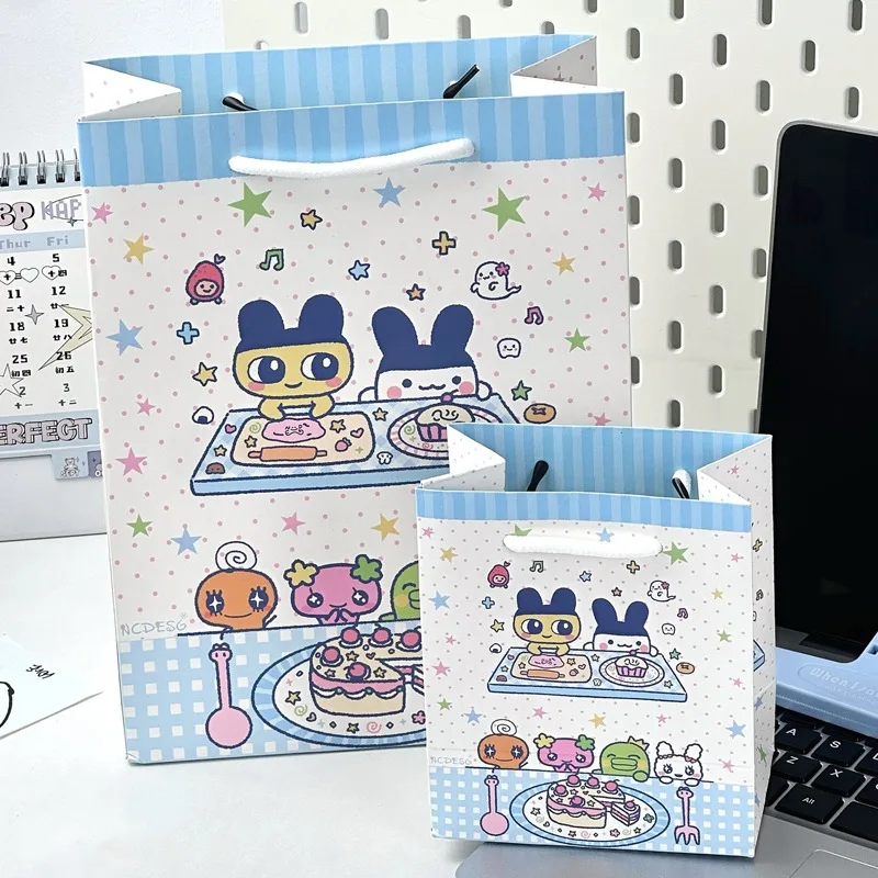 

Tamagotchies Gift Bag Handbags Cartoon Anime Graphic Print Birthday Party Decorations Gifts Bags Packaging Shower Decoration New