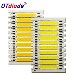 10pcs 1W 3W 5W 300mA COB LED Light Chip 3V 9V 12V 15V 17V 50*7mm Cold Warm White Blub For FlashLight Wall Lamps lights Tube DIY