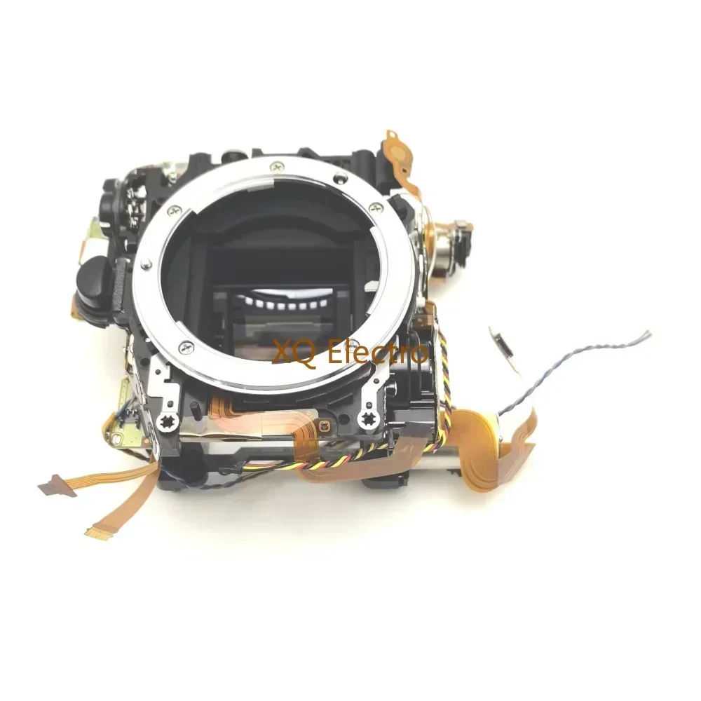 Original Small Main Mirror Box Frame Case with Motor and Aperture Diaphragm Unit Replacement for Nikon D7500 Camera Repair Part