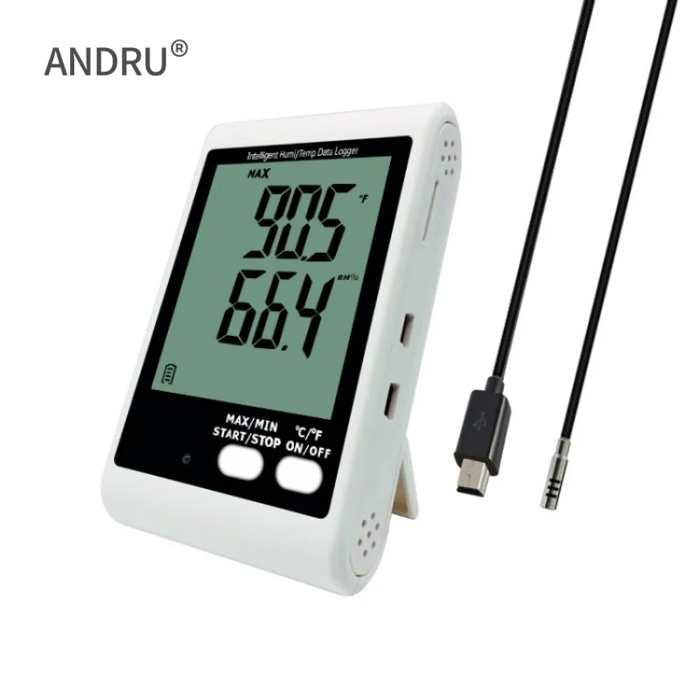 

DWL-21E Large Digital LCD Display External Sensor Thermometer Hygrometer Data Logger