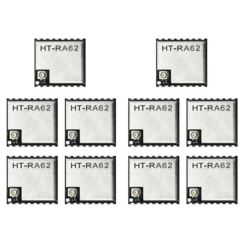10X HT-RA62 Lora Series Module SX1262 Secondary Development Supports Lorawan Protocol 868-915Mhz