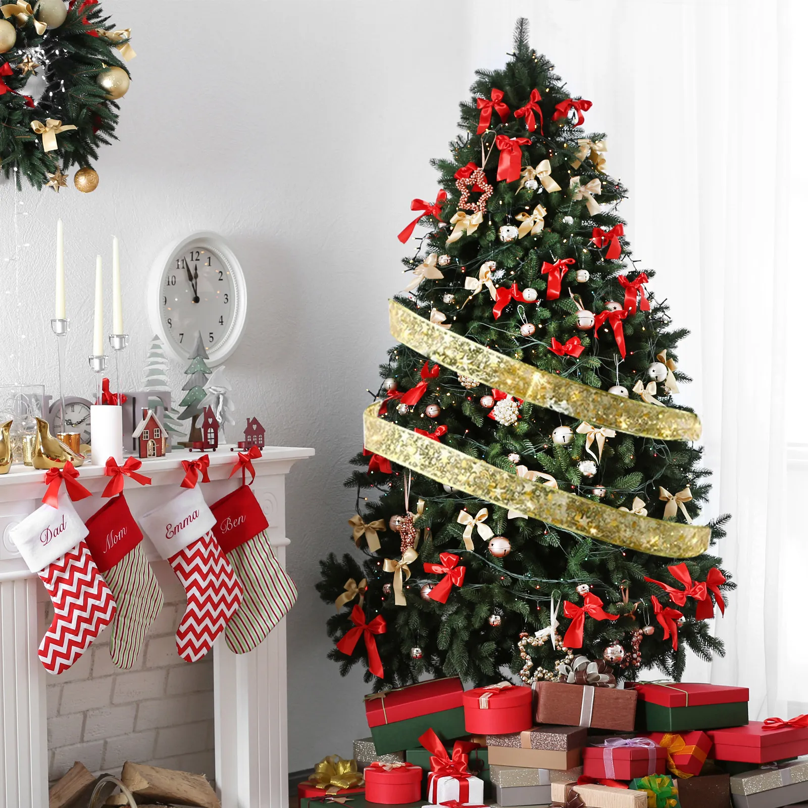 

1Pcs Creative Light Strip Warm Glow Rechargeable Easy Operation Glowing Ribbon for Indoor Outdoor Party Decoration