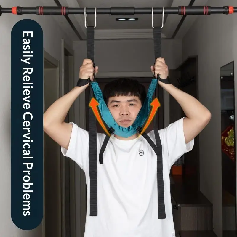 Hanging Cervical Traction Belt Neck Stretching Device Cervical Spondylosis Spine Orthosis Care Tool