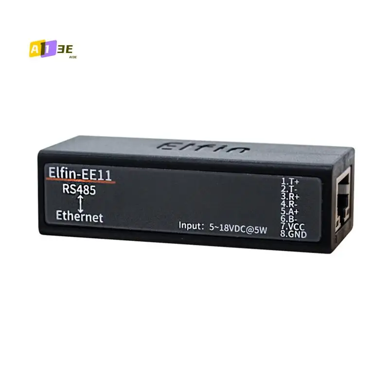 

A13E-последовательный порт RS485 к устройству Ethernet Серверный модуль IOT Elfin-EE11A Поддержка протокола Modbus TCP