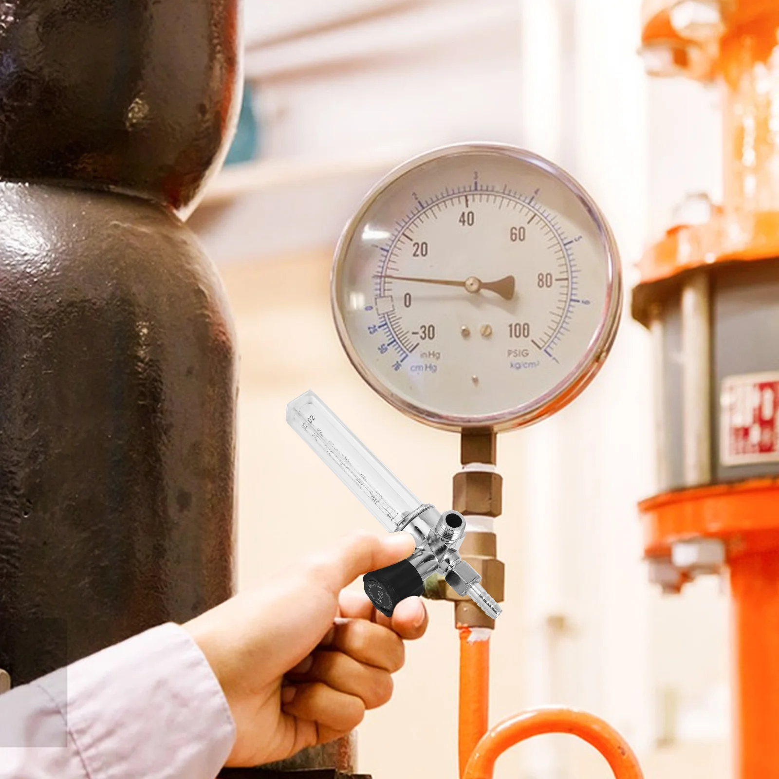 

Argon Flow Meter Gas High Precision Aluminum Alloy Lightweight For Industrial Applications Clear Display Flow