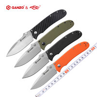 Ganzo G704 Model 440C blade G10 handle folding knife tactical Survival knife outdoor camping EDC tool Hunting Pocket Knife