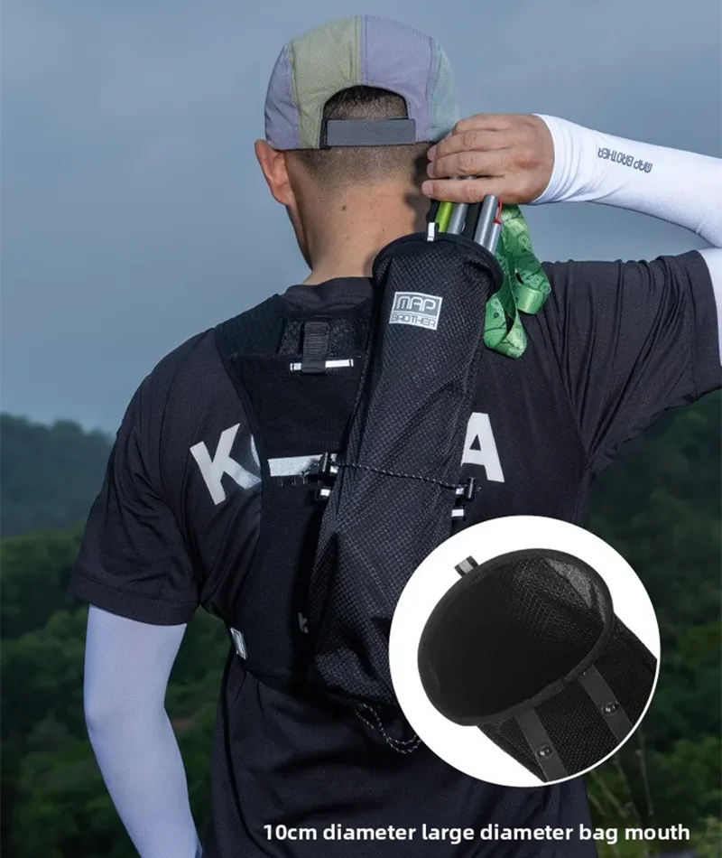 MAP BROTHER Outdoor Running Cane Trekking Pole Storage Bag Off-road Backpack Lightweight Portable Equipment Cane Storage Bag