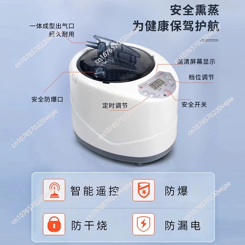 Steam Generator 220V/110V EU US Plug 1000W Upgrade Capacity 2L Home Steamer Pot for Sauna Water Vapor