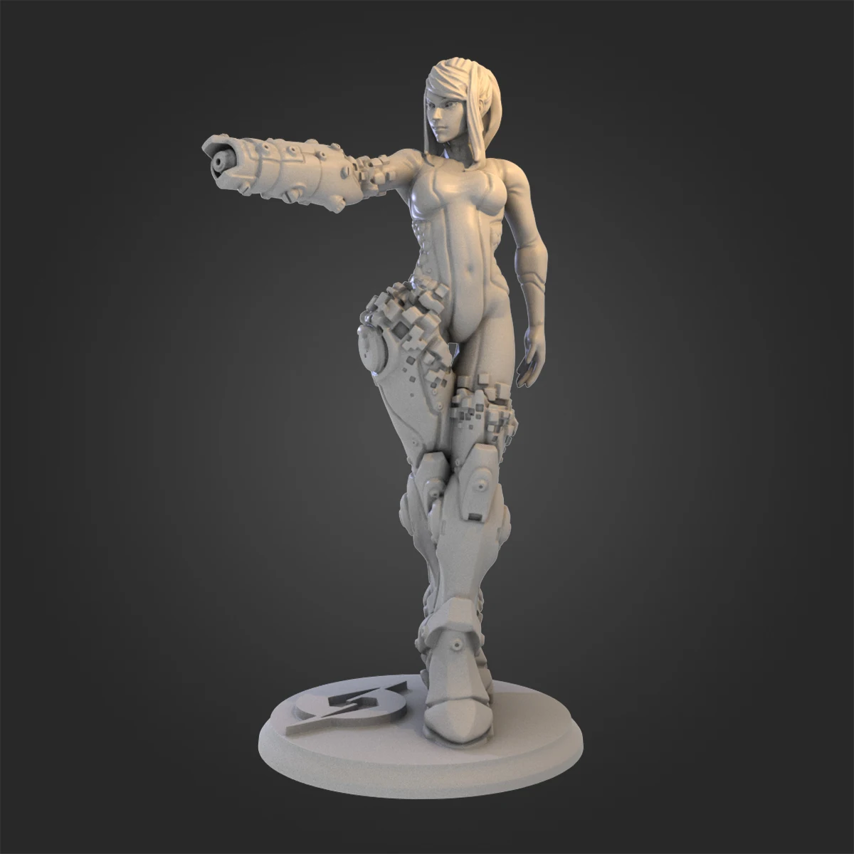 Zestaw modelarski figurki żywicznej 1/24 w skali 75mm Metroid Samus Alan Armed Styling Niezmontowane i niepomalowane zabawki