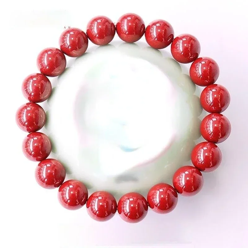 

% Authentic Imperial Sand Bracelets with High Content of Vermilion, for Your Zodiac Year and Meditation