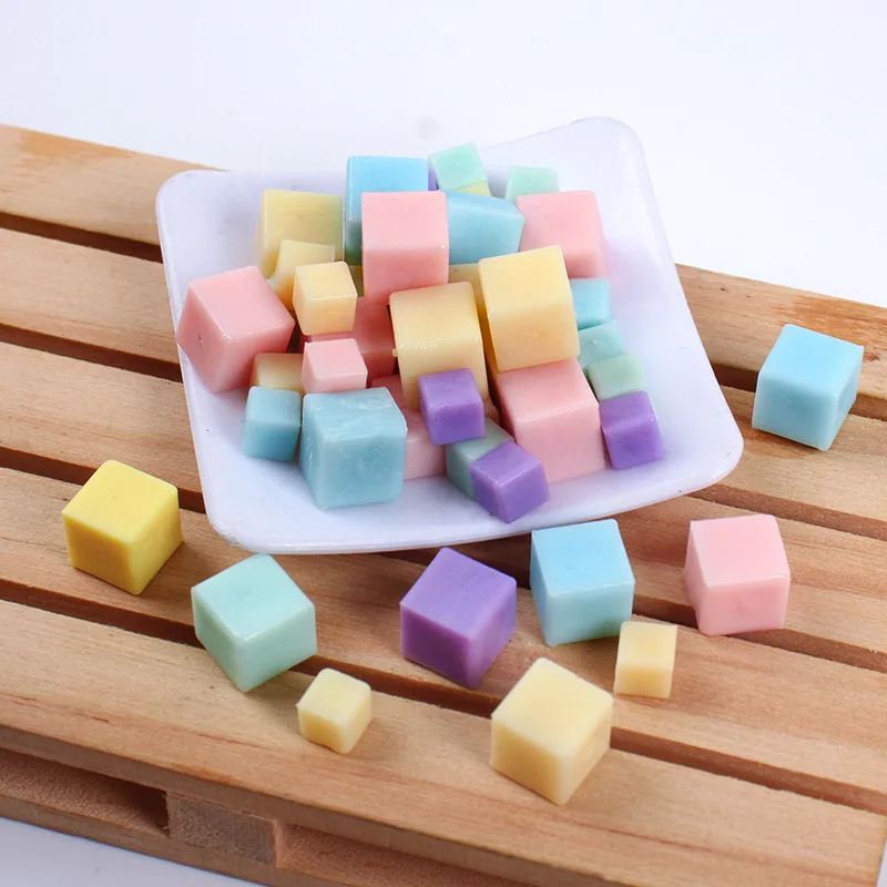 

10pcs Artificial Fruit Grain Candy Mini Candy Handmade Diy Dessert Cake Accessories Simulation Food Sugar Cube Candy Food Play