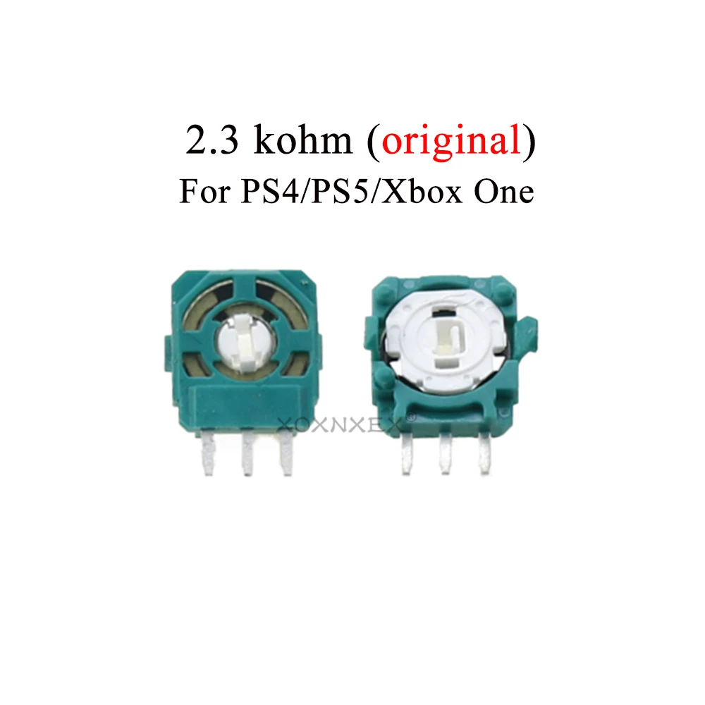 1 قطعة الأصلي ثلاثية الأبعاد التناظرية مايكرو التبديل الاستشعار ل PS4 PS5 تحكم ثلاثية الأبعاد Thumbstick محور المقاومات الجهد ل Xbox one