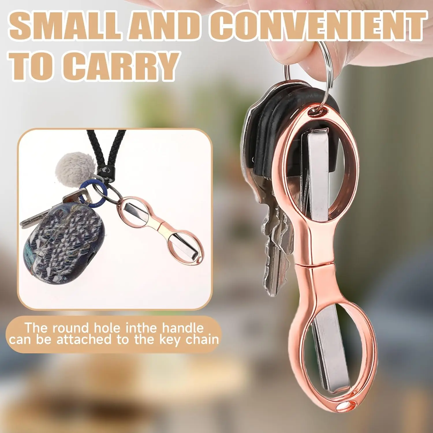 30Pcs Stainless Steel Folding Pocket Scissors for Fishing Line & Outdoor Camping Gear