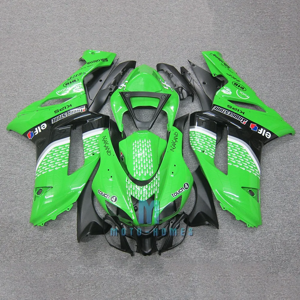 

Бесплатная краска на заказ для Kawasaki Ninja 2007 2008 ZX6R ZX 6R 636 07 08 100% комплект обтекателей из АБС-пластика для мотоцикла