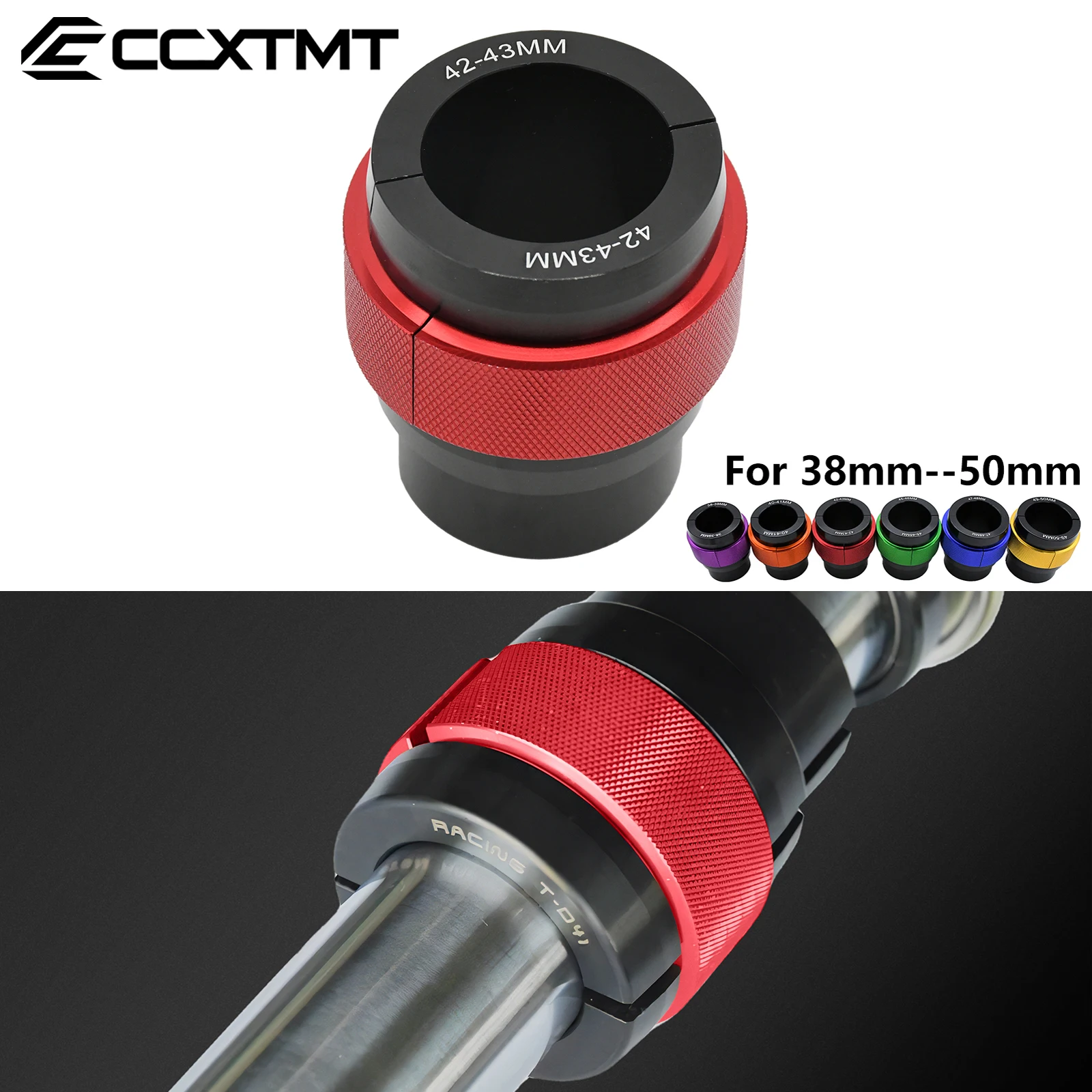 Motorcycle CNC 38-50MM Front Fork Oil Seal Driver Tool Oil Seal Wrench Aluminum For KTM Honda Yamaha Kawasaki XC SX EXC XCF SXF