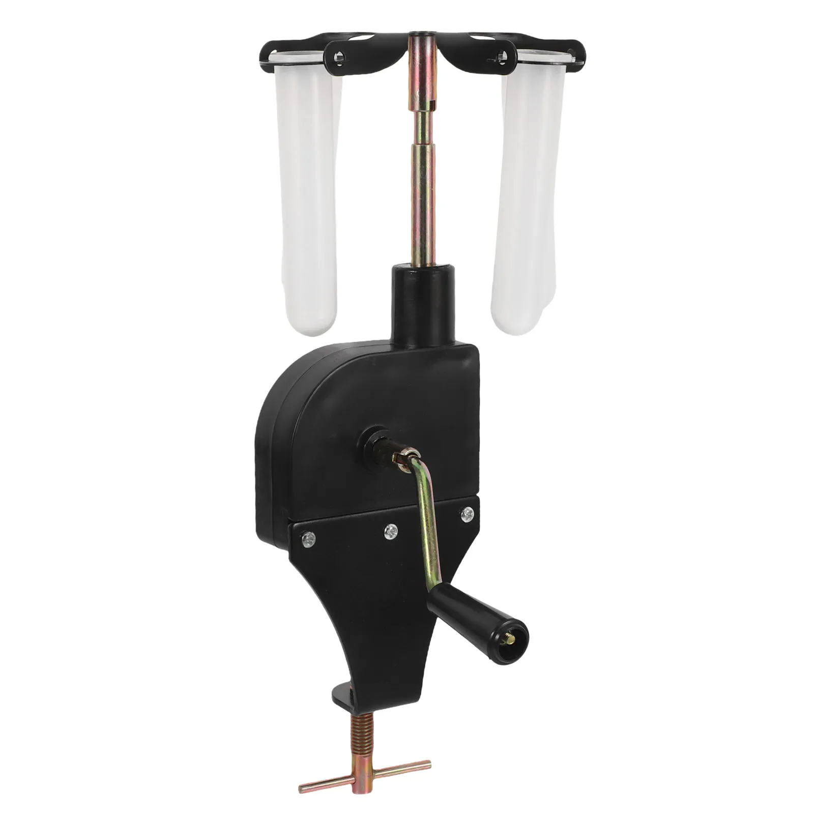 

Hand Operated Centrifuge Machine Black for Middle School Chemistry Physics Experimental Use Portable Lab Tool Lab Tube Holder