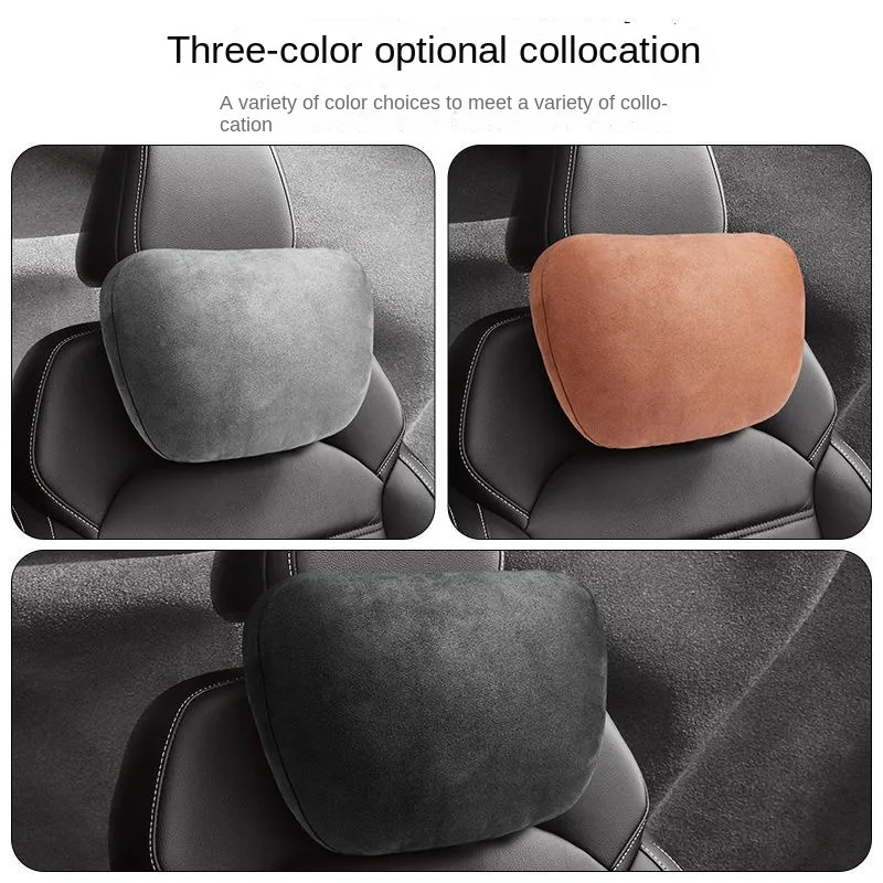 Maybach car same style headrest neck pillow suede Mercedes Benz car neck pillow cushion S-Class lumbar support all year round un