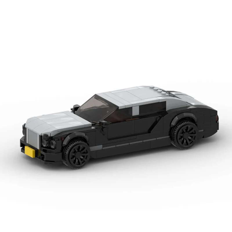 MOC Mulsanne Sedan Sports Car Building Blocks Super Speed Racing Vehicle Assemble Bricks Collection Toys Gifts For Children Boys