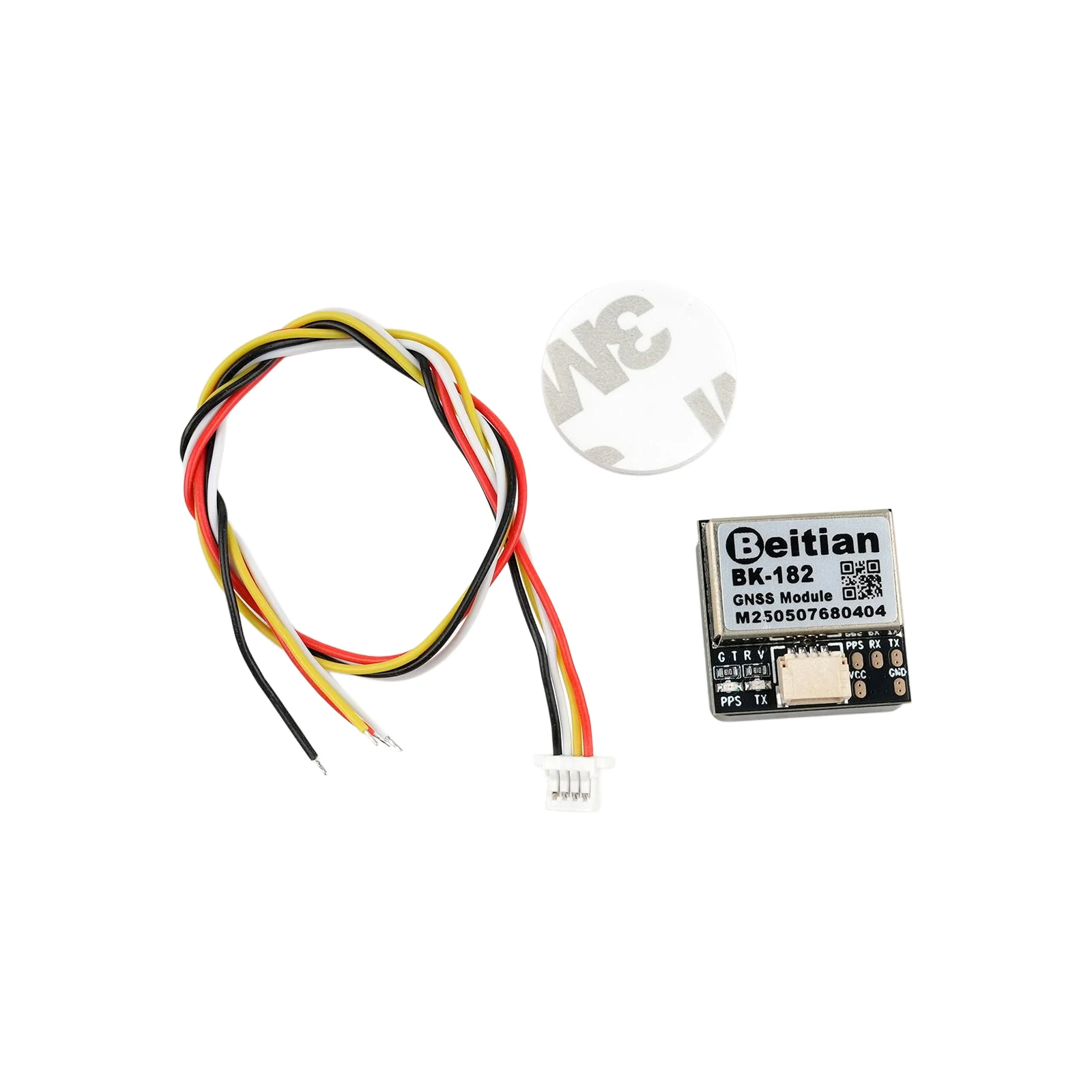 Modulo Beitian BK-182 Nano GNSS, chip M9140, GPS a 4 sistemi/GLONASS/BDS/Galileo, CEP da 1,5 m, 92 canali, cavo 1.0-4P, per drone/veicoli