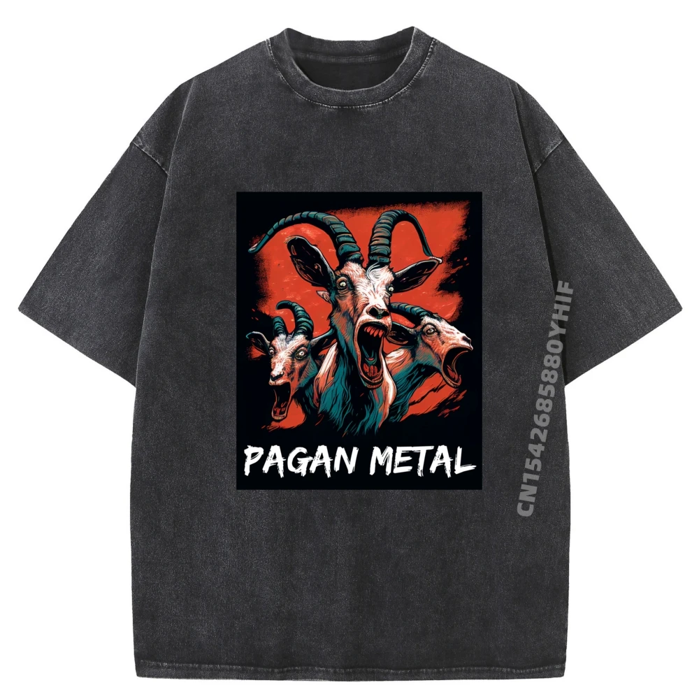 

Pagan Camisetas Luxury Designer Mens Printed Clothes Men Outdoor Washed Shirt Streetwear Clothing Gothic Style