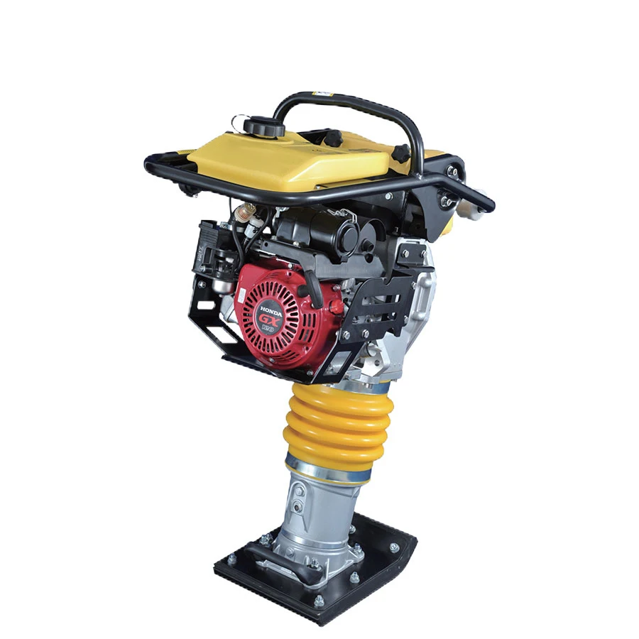 Compattatore jack di salto per macchina costipatrice con componente centrale motore
