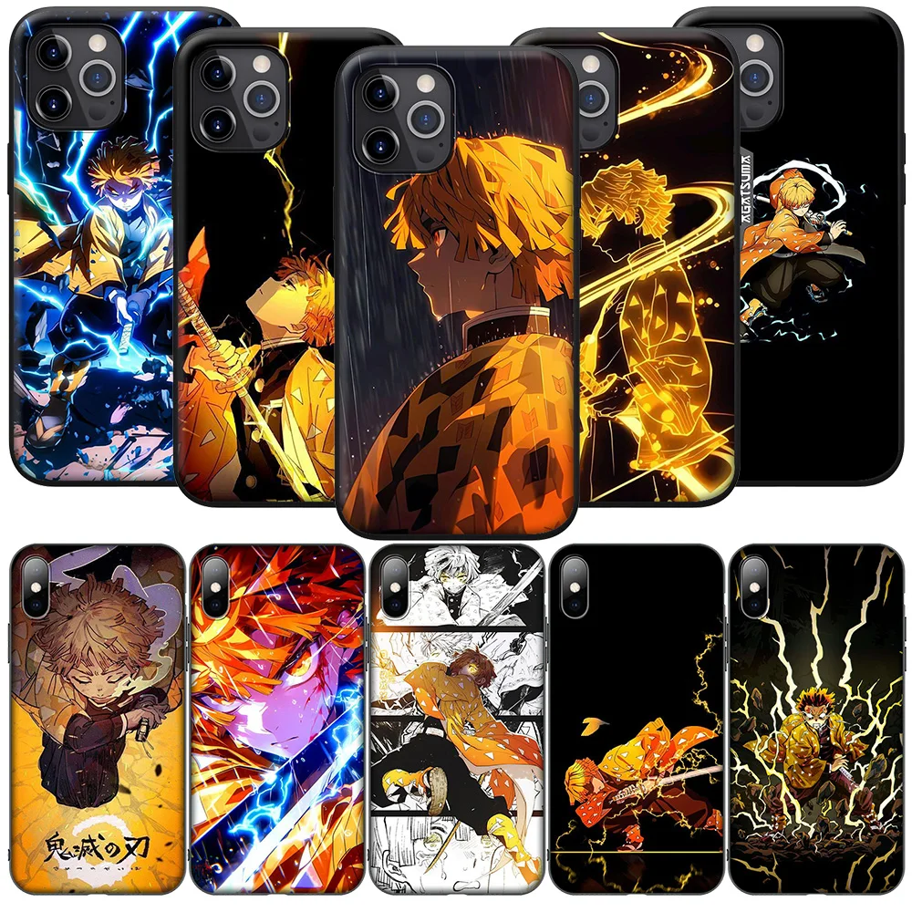 SA50 demon slayer agatsuma zenitsu Soft Case for Samsung Galaxy S20 S21 S22 S23 S24 Fe Plus Ultra Lite