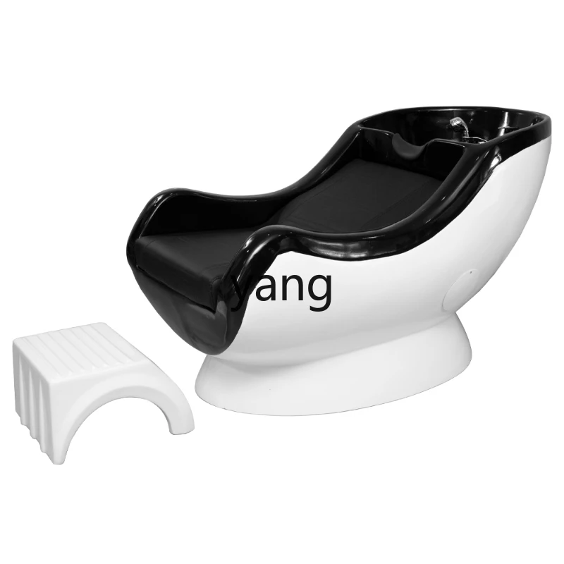 CX Shampoo Chair Fiberglass Integrated Hair Salon Semi-Lying Sitting Bed Barber Shop Can Be Integrated with Water Heater