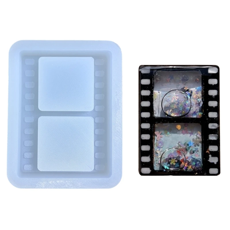 Film frame Quicksand Photo Frame Ornaments Silicone Molds for Epoxy Resin Diy Craft Jewelry Making Home Decorations