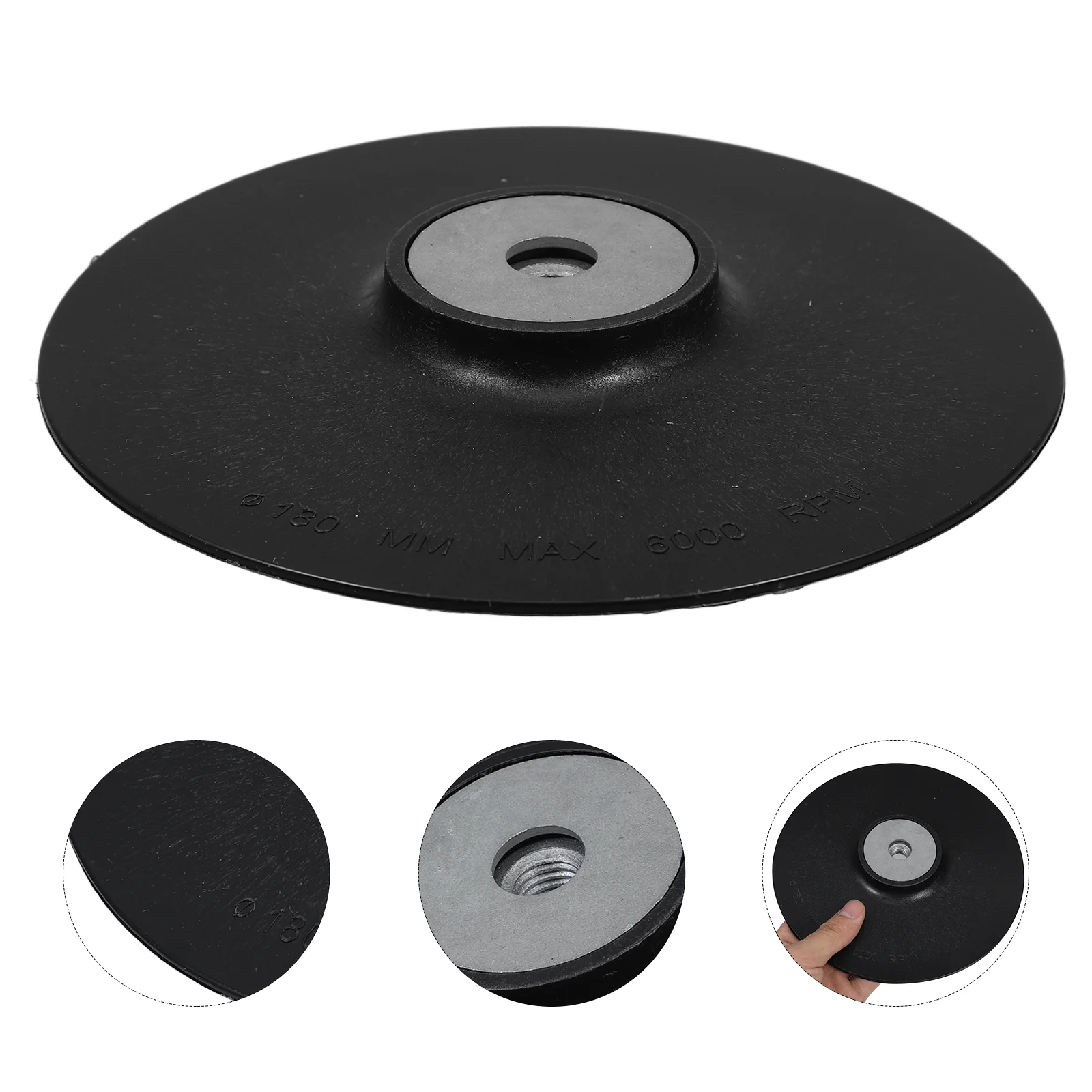 Angle Grinder Tray Sander Grinders Backing Plates Sanding Pad Disc Hand Suction Resin Sandpaper Discs