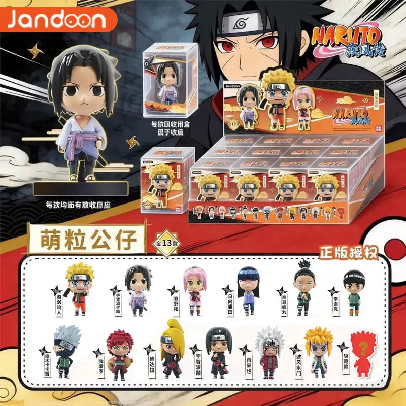 

JANDOOM Naruto Uzumaki Shikamaru Kakashi Mini Figures Blind box Rice grain doll Anime Action Figure Collection Model Toys Gifts